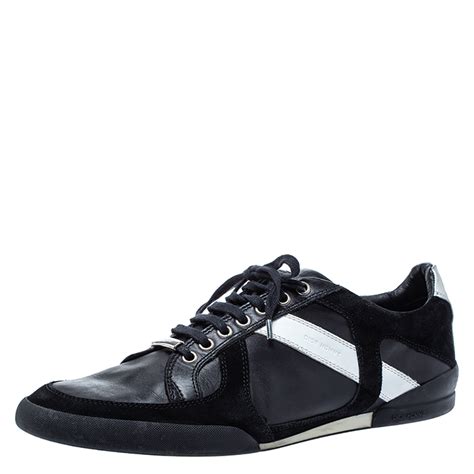 dior homme shoes black and white